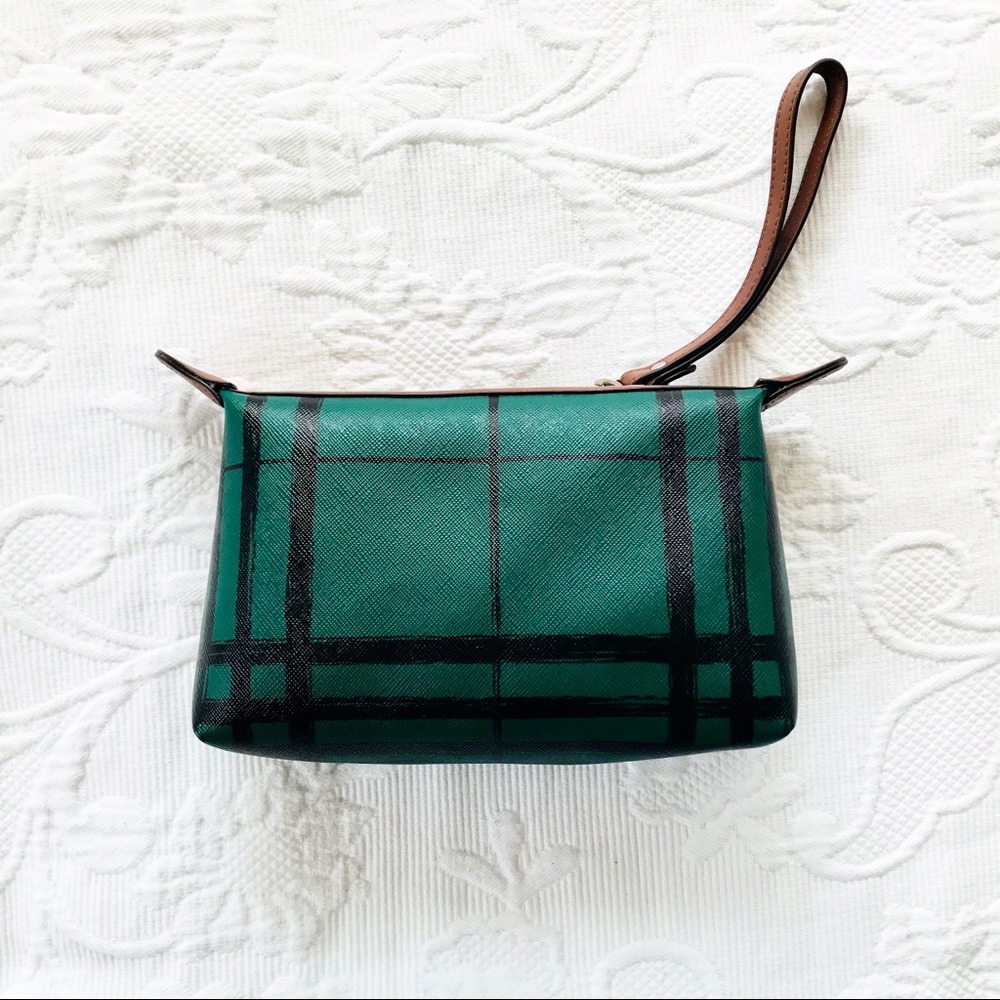 NWOT Ralph Lauren Green Swanfield Cosmetic Bag - Picture 6 of 7